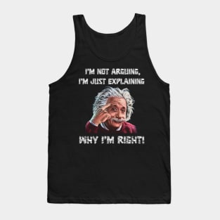 Albert Einstein | Clever Quote | Smart Quote | Pun Tank Top